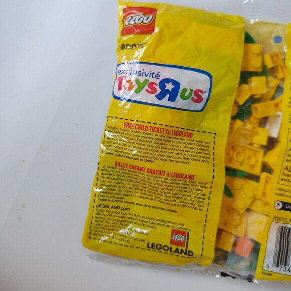 Lego 40077 Geoffrey Polybag Toys R Us Exclusive New Sealed RETIRED 90 Pieces - Picture 3 of 4